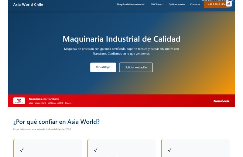 Asia World maquinaria industrial